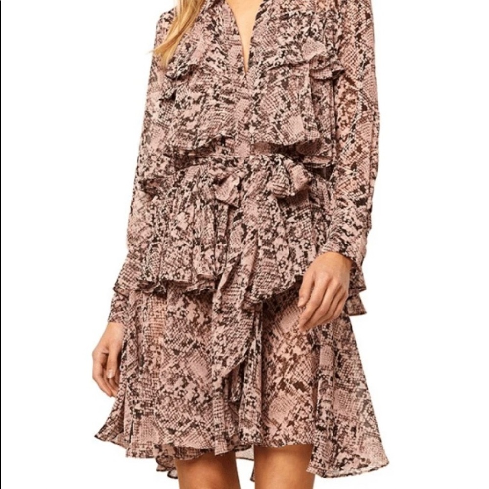 MISA Los Angeles Roberta Dress Snake Print